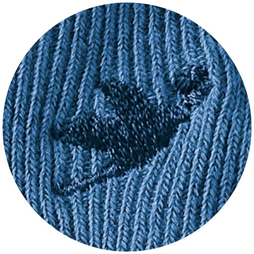 ブルー 生地拡大