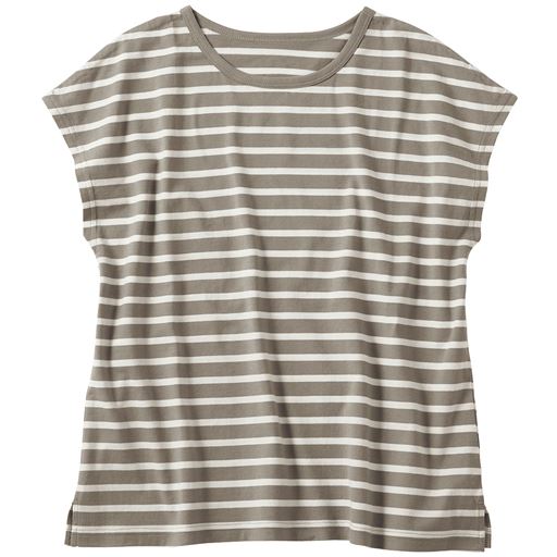 ボーダーA(オフホワイト×ブラウン)