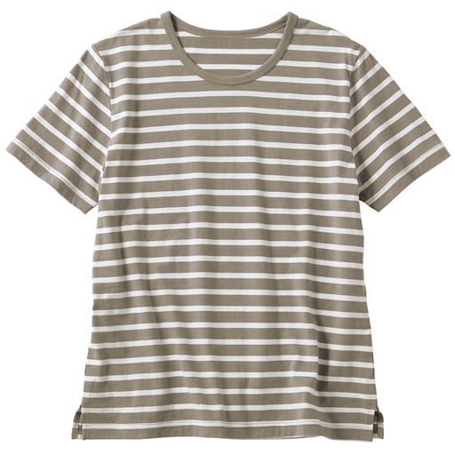 ボーダーA(オフホワイト×ブラウン)