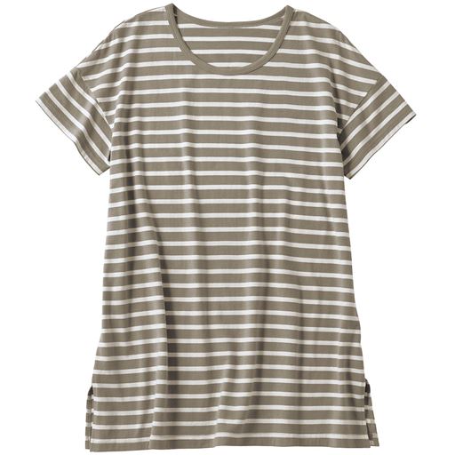 ボーダーA(オフホワイト×ブラウン)