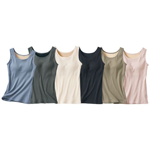 (左から)グレイッシュブルー、チャコールグレー、アイボリー、ブラック、オリーブブラウン、シルクローズ