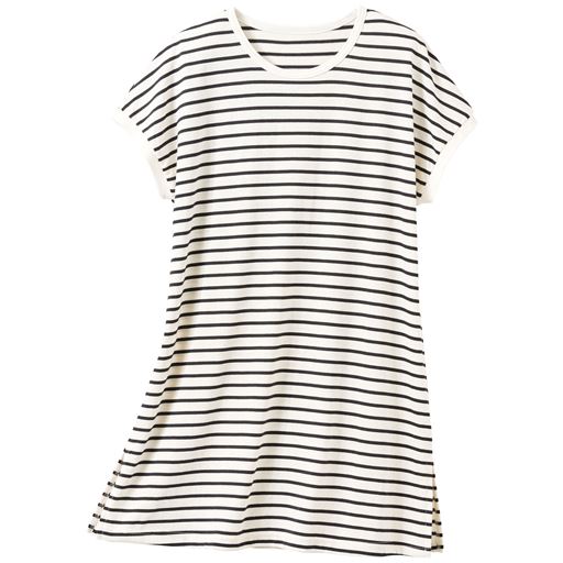 ボーダーA(アイボリー×ブラック)