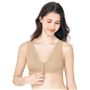 着脱かんたん!フロントスナップブラ<br>ライトベージュ着用例