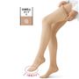 外出中も安心。穴が開いても広がりにくいストッキング・ノーサポートタイプ  シルクベージュ(同色10足組)