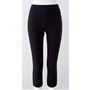 綿混ストレッチで肌あたりやさしく、よく伸びてラク!お腹すっぽり安心の7分丈スパッツ<br>ブラック・7分丈