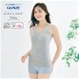 縫い目がないやさしい肌ざわり。GUNZE(グンゼ)完全無縫製&reg;タンクトップ。 グレーモク着用例