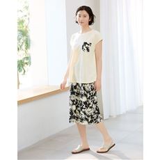 プリントがかわいいTタイプパジャマ(綿100%)