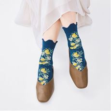 履き心地ゆったりソックス・色柄違い3足組