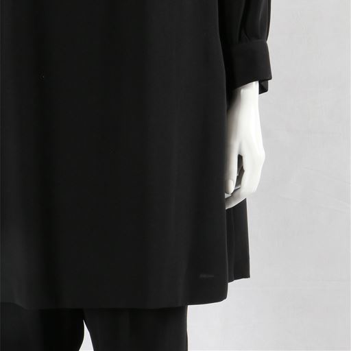 ブラック 袖・裾