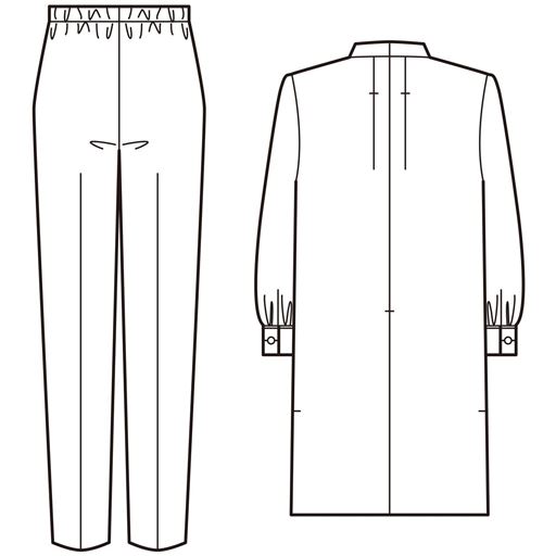 パンツ チュニック バックスタイル