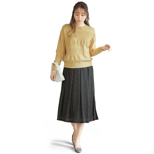 A(変形ドット柄) )70cm着用コーディネート例