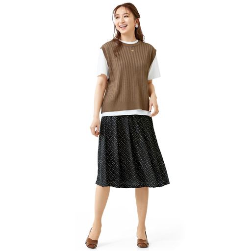 A(変形ドット柄) 65cm着用コーディネート例