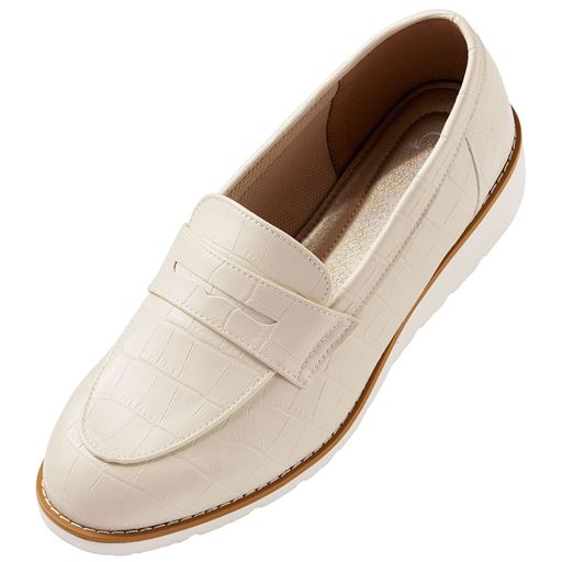 オフホワイト(クロコ調)