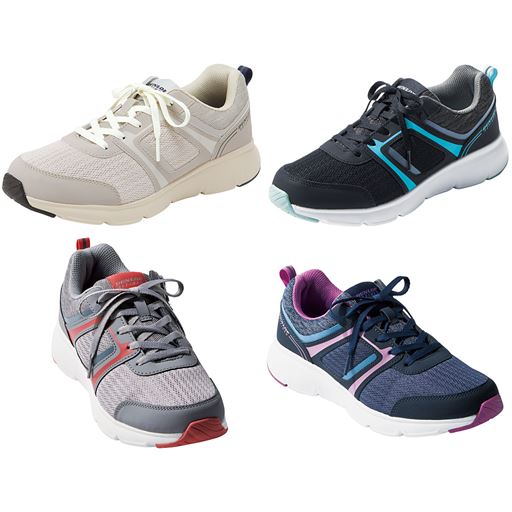 (時計まわりに)ブラック、ネイビー、グレー、アイボリー