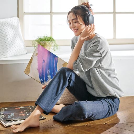 ネイビー(デニム調) コーディネート例