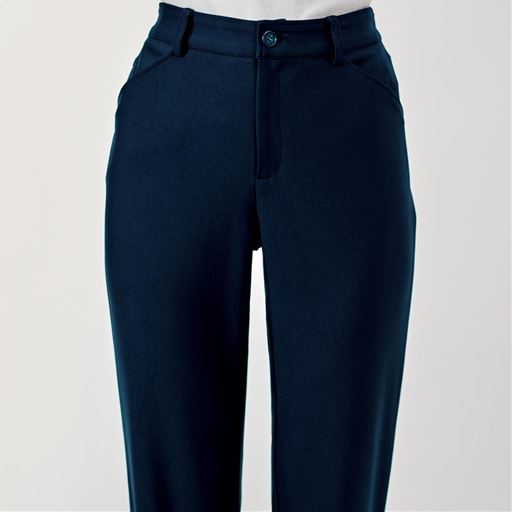 ネイビー ゆったりストレート