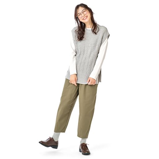 グレイッシュオリーブ<br>コーディネート例