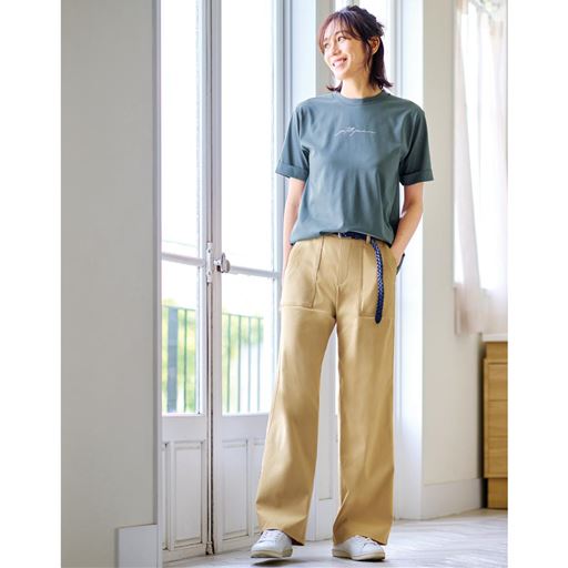 ベージュ コーディネート例