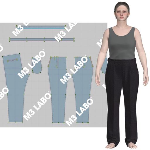(3)3Dパターンサンプルを作成 (2)のデータから改善ポイントを見つけ、3Dパターンを使ってサンプルを作成します