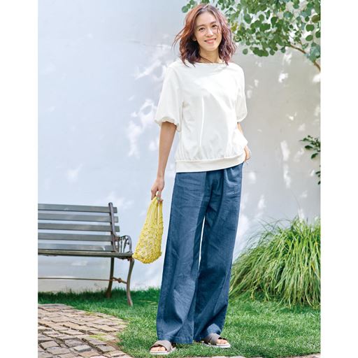 インディゴ (デニム調) コーディネート例