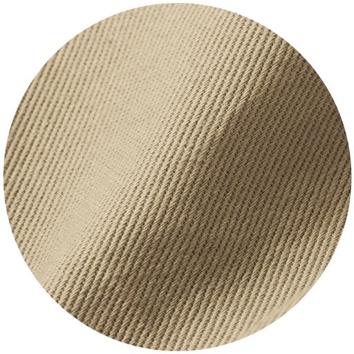 適度なハリ感が上品な綿100%ツイル素材