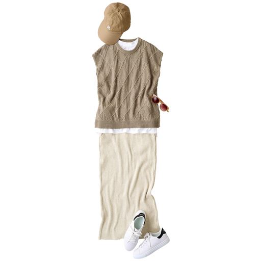 ベージュコーディネート例