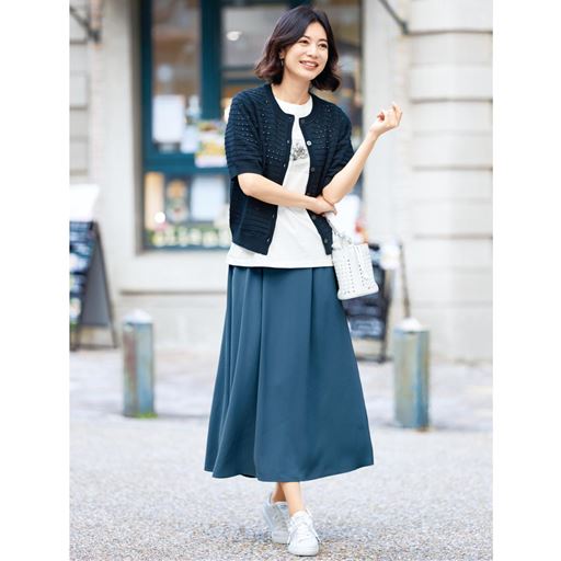 ネイビーコーディネート例