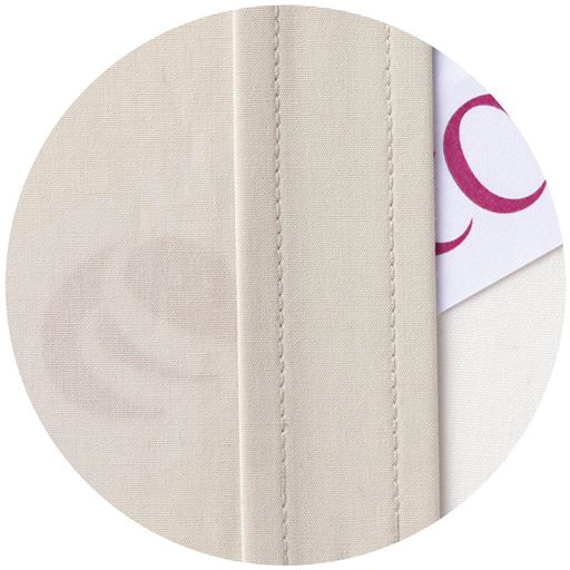 一般的な綿100%素材は透け感が…