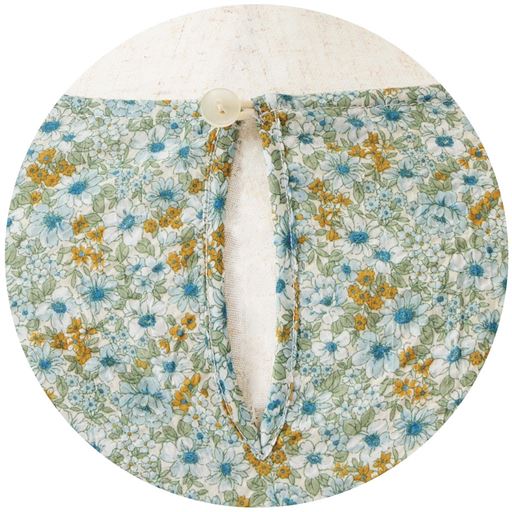 後ろは涙あきボタン