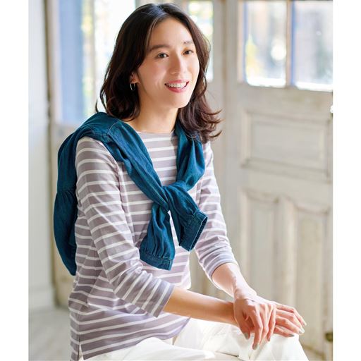 N(ラベンダー×オフホワイト)