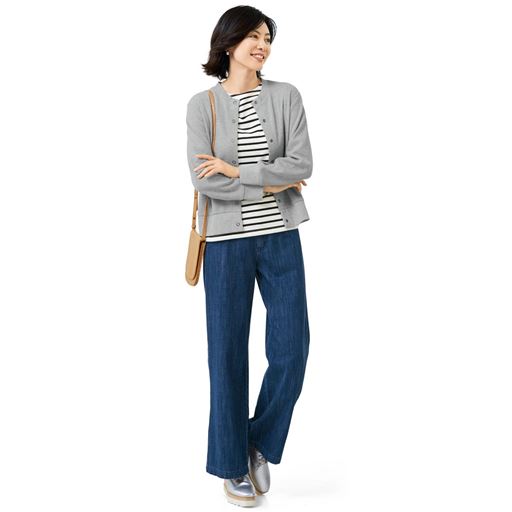 C(オフホワイト×ブラック) コーディネート例