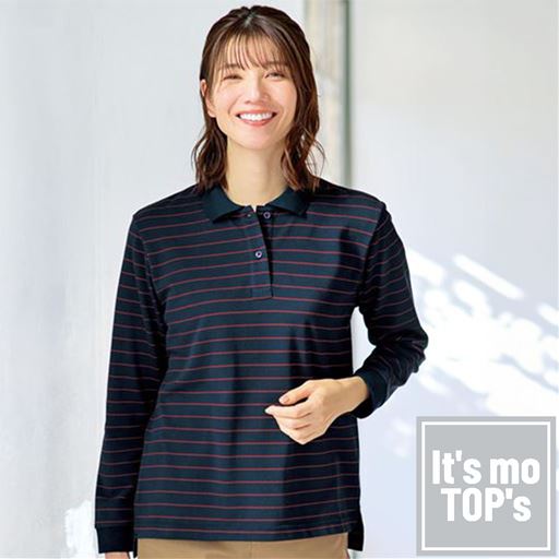 ボーダーC(ネイビー×濃いピンク)