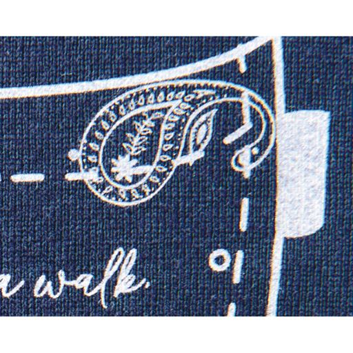 ネイビー 部分拡大