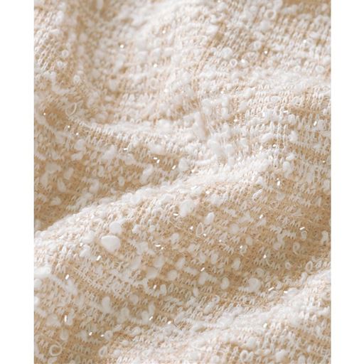 ベージュ系 生地アップ