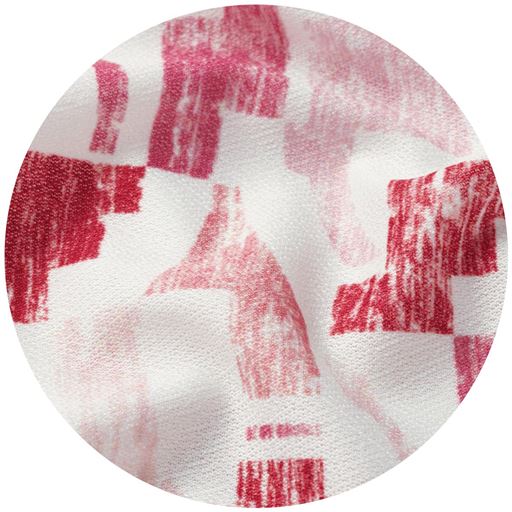 レッド系 生地アップ