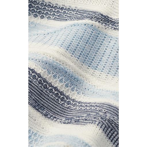 ブルー系 生地アップ