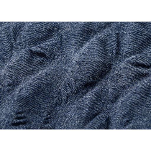 ネイビー系 生地アップ