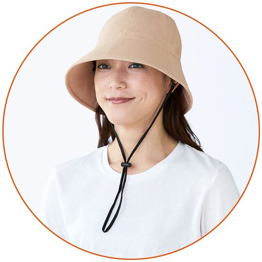 あご紐付き(取り外し可能)