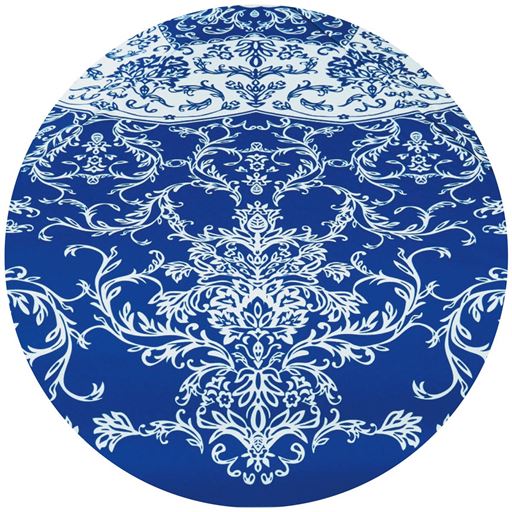 ブルー<br>柄アップ