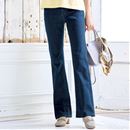 美シルエットブーツカットデニムパンツ