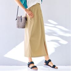 綿混ハイパーストレッチベイカースカート(吸汗速乾・ヨコストレッチ)