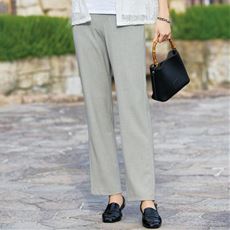 尾州産生地キシリトール2WAYストレッチパンツ(接触冷感・UVカット・日本製)