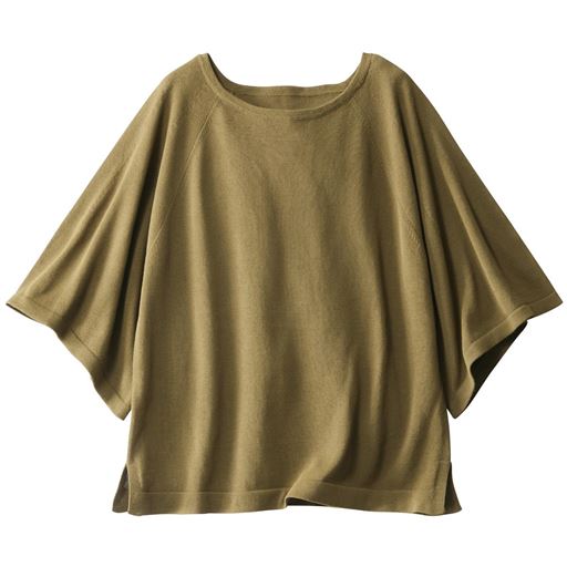 フレアスリーブニットプルオーバー