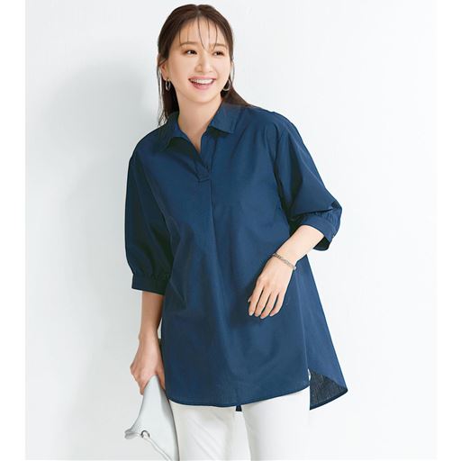 ラクロンneo後ろボタンシャツ(透けにくい・汗ジミ隠し・洗濯後しわになりにくい)