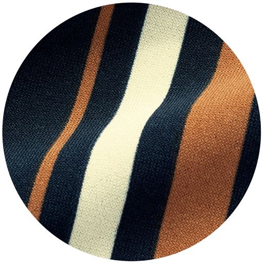 ネイビー系<br>縦ラインの視覚効果ですらっと細見えも