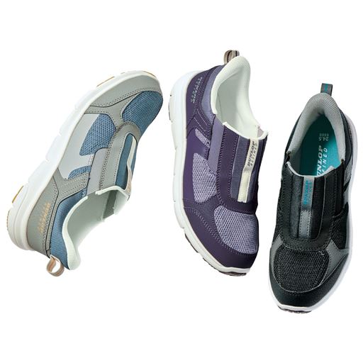 (左から)グレー、パープル、ブラック