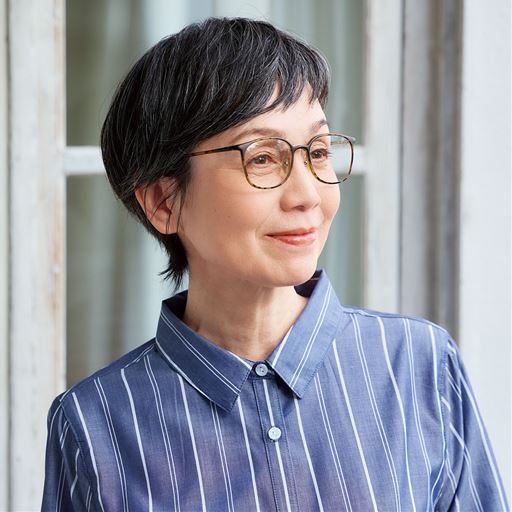 Aデミ(べっ甲柄)<br>マスクをつけても曇りにくい。