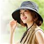 ブラック<br>美人見えのサファリ風帽子