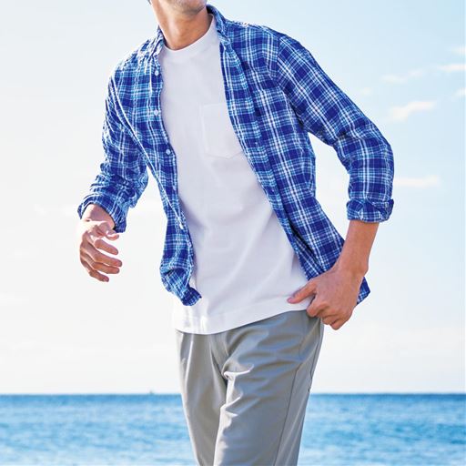 ブルー系 コーディネート例