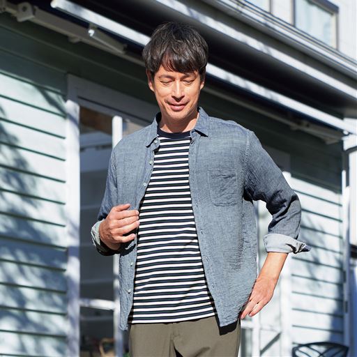 ネイビー コーディネート例